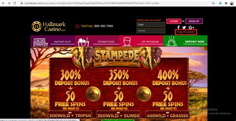 hallmark casino login